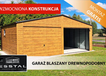 GARAŻ BLASZANY- Złoty Dąb |Wiaty | Garaże | Wiata | Schowek| - ESSTAL-
