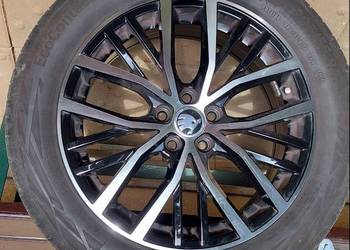 Alufelgi Skoda Kamiq z letnimi oponami Continental