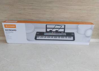 NAJTANIEJ Keyboard Klawiszowy 61el Syntezator Instrument Do Gry + Statyw