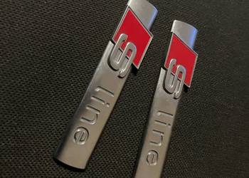 ZNACZEK EMBLEMAT NAPIS SLINE S-LINE 8N0853601A OE AUDI ORYGINAŁ