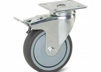 Koło Obrotowe z Hamulcem 100mm 100kg Guma TPR