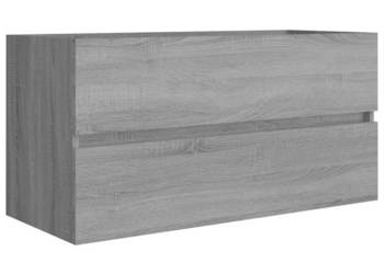 Szafka pod umywalkę szary dąb sonoma 90x385x45 cm WM-815655
