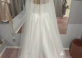 Nowy nieużywany welon do długości sukni 1,8 m kolor off white