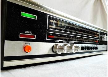 Stare Radio / Amplituner LUGANO Stereo z lat 70-tych, Vintage