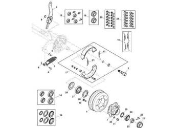 John Deere 960 - Piasta CC129021 (Hamulce)