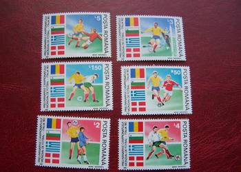 Rumunia 1990 MNH Mi. 4586/91. Sport Piłka nożna MŚ Italia 90