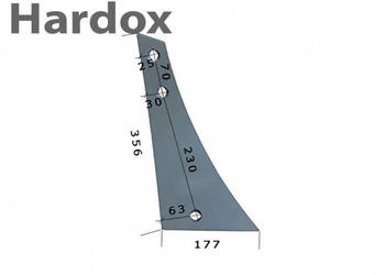 Pierś HARDOX 24114/P części do pługa NIEMEYER