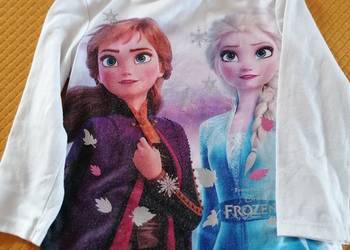 Dziewczęca bluzka z długim rękawem Frozen II,Disney 3/4 lata.