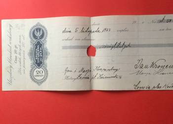 ( 1513 ) Weksel Wystawiony W Krakowie? 10