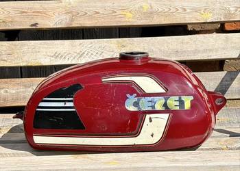 Zbiornik bak paliwa Bordowy Oryginalny lakier CZ Cezet Cezeta 350 472.5 6v