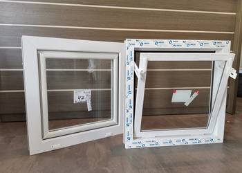Nowe okna PCV bez metalu system inwentarski- uchylne,