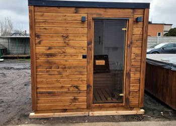 SAUNA OGRODOWA CUBE LUX 220cm x 220cm