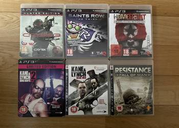 Zestaw 6 gier ps3 stan bdb