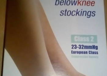 ActiLymph damskie podkolanówki skarpety uciskowe kompresyjne CCL2 23-32mmHg