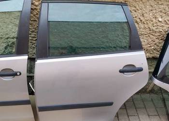 Drzwi tył lewe VW Polo IV 9N 9N3 kompletne LA7R 5D