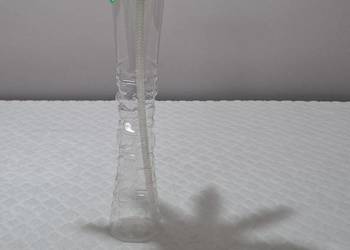 Kubek, kielich, pojemnik na napoje lub drinka, 30,5cm, palma, słomka, 0,5L,