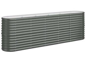 vidaXL Podwyższona donica, stal ocynkowana 224x40x68 cm(SKU:318901)