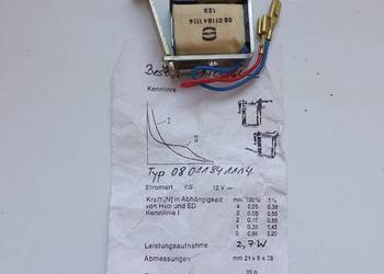 Przekaźnik  prod NRD typ 08011841114
