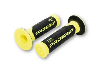PROGRIP 732 MANETKI KIEROWNICY FLUO ŻÓŁTO/CZARNE 22 mm