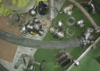 zawory do zbiornika na mleko..części mleczarskie