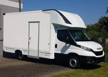 Iveco Daily KONTENER NISKOPODŁOGOWY 4,43x2,23x2,42 SKLEP BAR FOODTRUCK KAM…