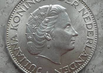 HOLANDIA-2 1/2 GULDENA-1960 r-SREBRO (725)-ŁADNA