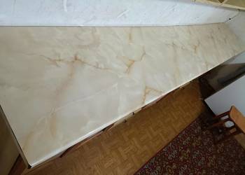 Blat kuchenny laminowany marmur piaskowiec długi 324 cm do kuchni warsztatu