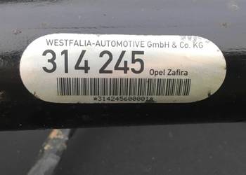 Hak holowniczy Westfalia Opel Zafira a