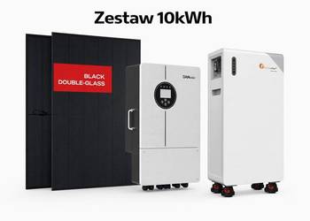 Zestaw budżetowy 10kWh LV (panele, inwerter 3 fazy, magazyn 16 kWh)