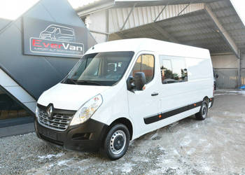 Renault Master 7 osobowy brygadówka doka max pełna opcja niski przebieg