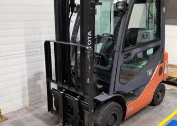 Toyota 8FGF18 z Polskiego salonu od DEALERA pełna kabina z ogrzewaniem