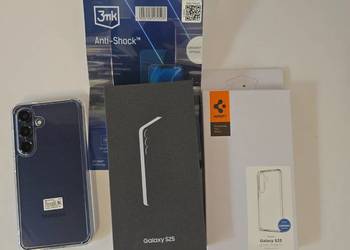 Nowy SAMSUNG S25 /256 GB FOLIA 3MK + ETUI SPIGEN !!