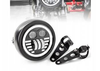 REFLEKTOR LAMPA DO MOTOCYKLA LED Z KIERUNKOWSKAZAMI CRUISER CHOPPER BOBBER