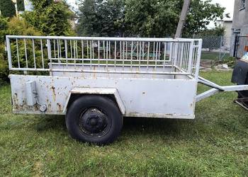 Przyczepa wózek dwukółka jednoosiowa do ciągnika