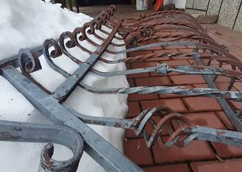 Barierki tarasowe, kute.  TANIO.  ocynkowane.