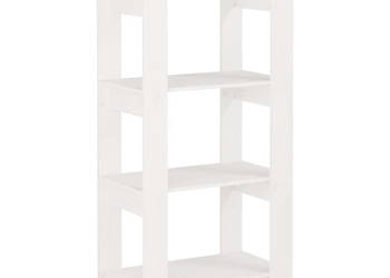 Regał na książki/przegroda biały 60x35x125 cm sosnowy WM-813885