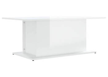 Stolik kawowy biały o wysokim połysku 102x555x40 cm WM-810313