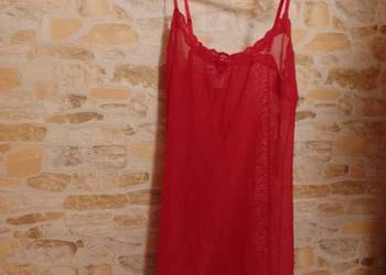 (40/42) (L/XL) H&M/ Ekskluzywna, czerwona halka/ koszulka nocna