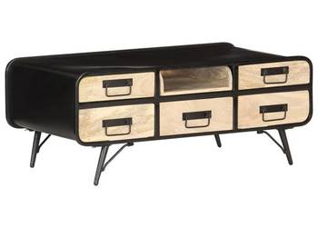 vidaXL Stolik kawowy, 100x50x40 cm, lite drewno mango(SKU:287871)