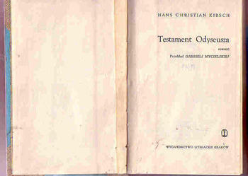 (4230) TESTAMENT ODYSEUSZA – HANS CHRISTIAN KIRCH