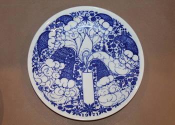 Talerz kolekcjonerski ,,Boże Narodzenie 1971'' Gustavsberg nr 1342