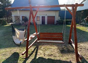 Huśtawka ogrodowa + Krzesło Brazylijskie