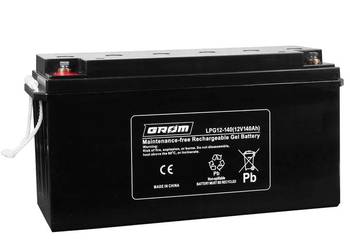 Akumulator żelowy 12V 140Ah GROM Tczew, Tel: 532x474x159