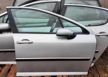 drzwi prawe lewe przednie tylne Peugeot 407 lak. EZRC kompletne
