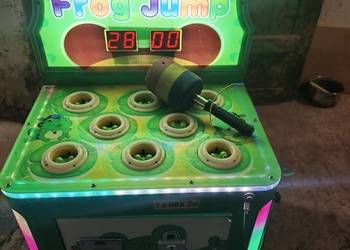 Zbijak żabki frog jump gra zręcznościowa z młotkiem RATY GWARANCJA7