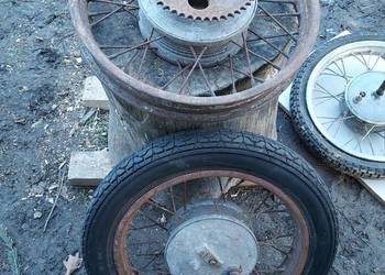Kola motocykla Java Perak kivacka  jawa zabytkowe