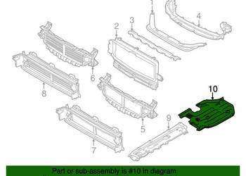 VOLVO XC60 II lewa oslona podwozia 31420482 OE
