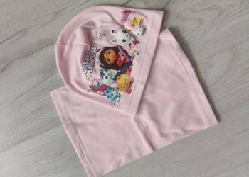 Czapka Wiosenna + szalik typu komin Koci Domek Gabi