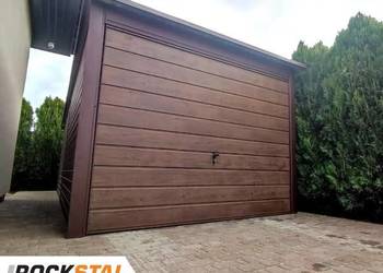 Garaż blaszany, blaszak, wiata, carport, konstrukcja wzmocniona