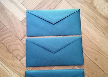 Koperty granatowe z brokatem Koperty granatowe z brokatem